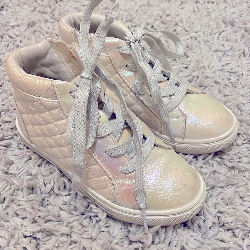 Justice High Top Sneakers, Size 12